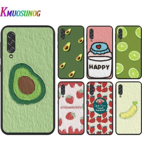 Cute Oil Painting Cartoon Fruit For Samsung A10 10E 10S 20 20S 20E 30 30S 40 40S 50 50S 60 70 70S 80 90 A2 Core phone Case