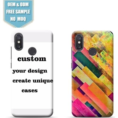 Colorful Building BlocksCustom 3d Phone Case for Xiaomi 6X/6PLUS/8 For Xiaomi Series Full Wrap Printing Cases Drop ship support