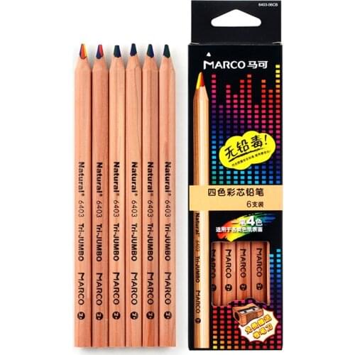 MARCO mark four 6403 color core thick triangular color pencil
