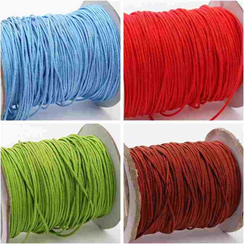 Ckysee 28m/Roll Colored Rope Thread Cord 1mm/1.5mm Fit Diy Bracelet Necklace Jewelry Making Accessories