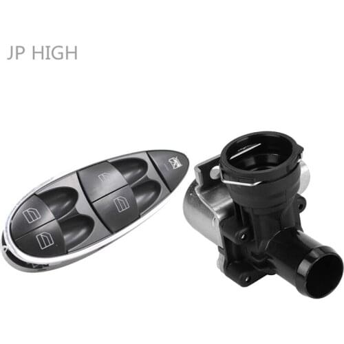 Water Coolant Pump Valve for Mercedes-Benz C250 W204 C180 C200 M271 W212 E200 & Front Left Main Power Window Switch