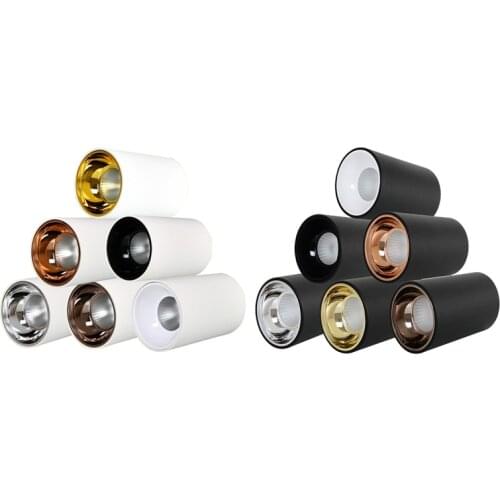 Round Dimmable Surface Mounted LED Downlights 7W 9W12W15W 25W 35W COB LED Ceiling Spot Lights LED Lamp Indoor Lighting