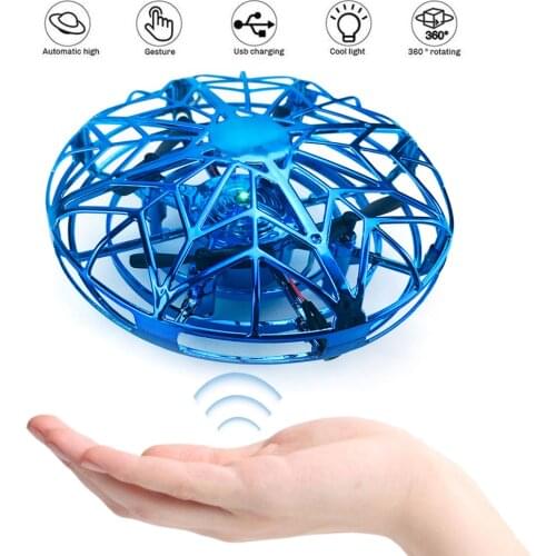 Hot Flying Helicopter Mini Drone UFO RC Drone Automatic Induction Aircraft Quadcopter Air Vehicle Upgrade RC Toy For Kids