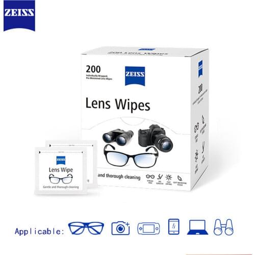 Germany Zeiss lens lens cleaning wet wipes glasses camera mobile phone mirror wiping paper cloth disposable 200 pieces