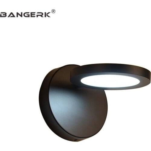 Simple Nordic Design LED Wall Light Modern Iron Rotating Bedside Wall Lamp Bathroom Mirror Home Decor Indoor Lighting Fixtures