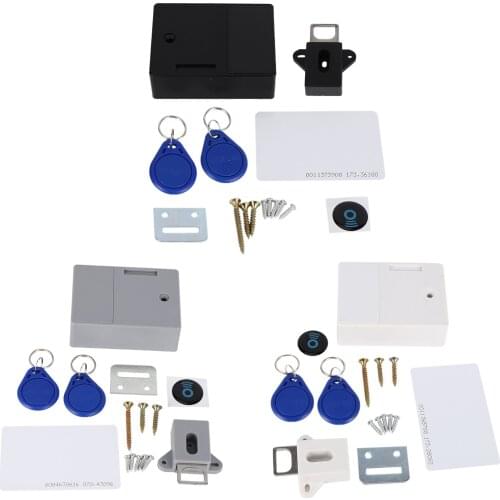 RFID Electronic Cabinet Lock DIY For Wooden Drawer Cabinet, Ready For Use & Programmable