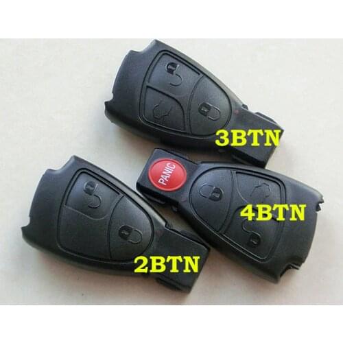 RMLKS Replacements 2 3 4 Buttons Remote Key Fob Case Cover Shell For Mercedes For Benz B C E ML S CLK CL