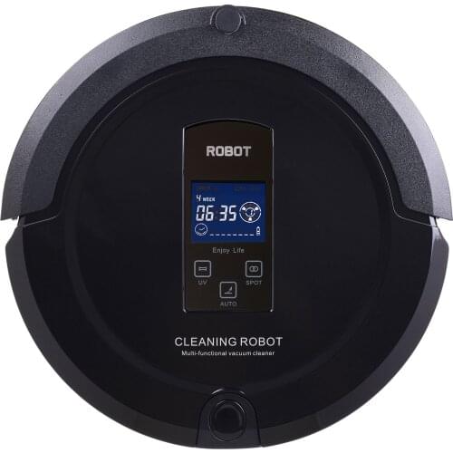 Robot vacume cleaner auto sweep,LCD Touch Screen,Schedule,Auto Charge,Vacuum,Mop