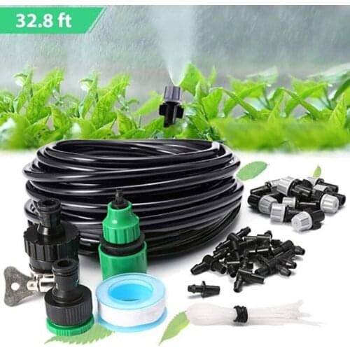 Spot 10/15/30m DIY Micro Drip Irrigation System Plant Self Watering Garden Hose Outdoor Kit Best Price