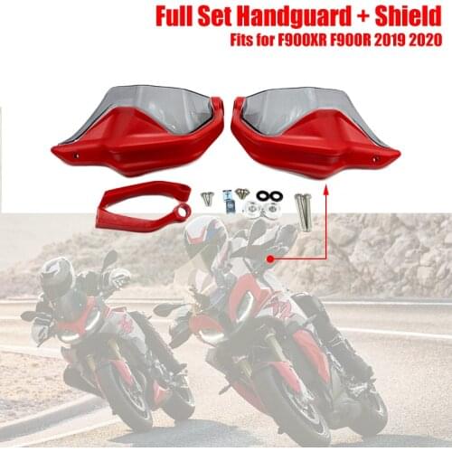 2019 2020 For BMW F900XR F900R Full Set of Handguard & shield Motorcycle Accessories hand huards protector windshield F900 R XR