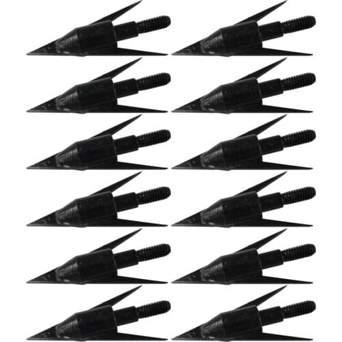 6Pcs/12pcs Hunting Fish Broadheads 150Grain 2 Fixed Blade Archery Bow Fishing Arrowhead