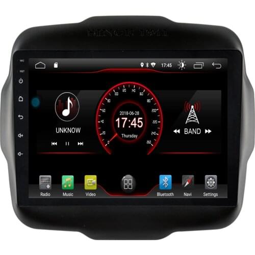Android 10 2.5D car dvd For JEEP Renegade Radio 2016-2019 multimedia GPS Radio stereo gps navigation map camera