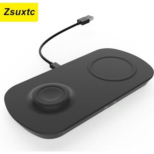 15W Fast Wireless Charger Station For Apple iWatch 6 5 4 3 2 iPhone 12 11 Pro XS XR 7 8 Plus Airpods Pro Charging Station Mounts