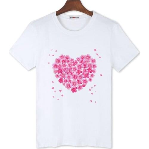 BGtomato Pink heart tshirt new design personality mens tops fashion streetwear hot sale underwear casual top soft t-shirt men