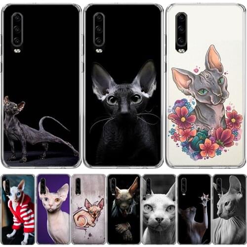 Lavaza Sphynx Sphinx Cat Phone Case For Huawei Mate 30 20 10 P40 P30 P20 P10 Pro Lite P Smart Z Plus 2019 2018 Cover Coque