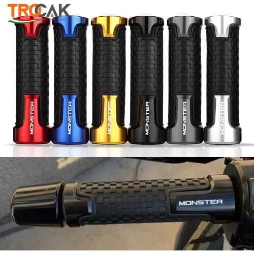 For Ducati MONSTER 695 696 796 620 400 600/M600 Monster620/M620 7/8 "Motorcycle Handlebar Grip handle bar Motorbike grips End