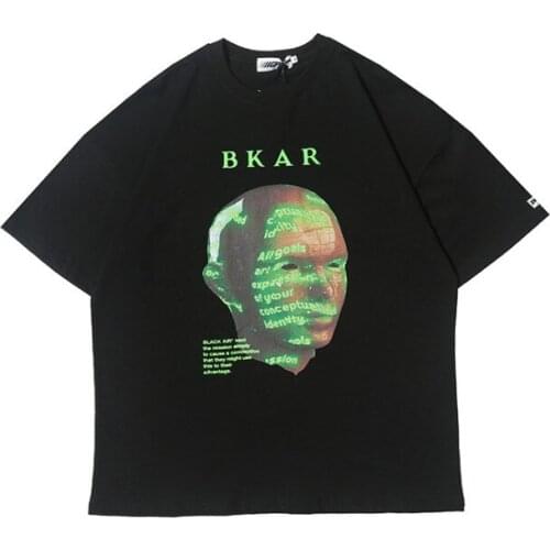 Arrival High Men New Fashion T Shirts Skull butterfly Monster T-Shirt Hip Hop Skateboard Street Cotton T-Shirts Tee Top #N304