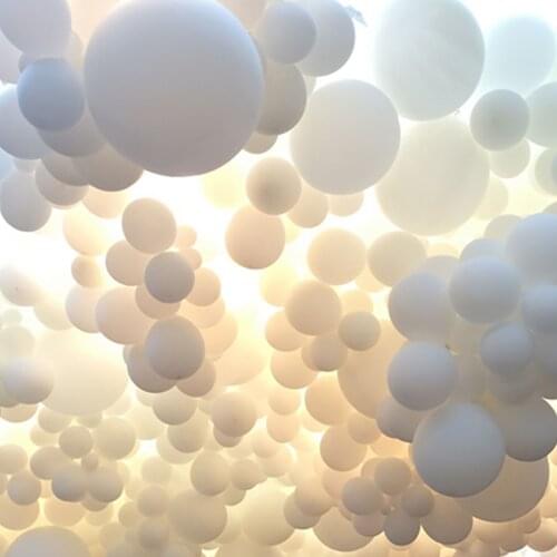 Giant White Round Balloon 5/10/12/18/36inch Wedding Latex Helium Pastel Matte Pure Color Baloes Arch Garland Birthday Decoration