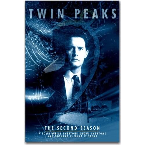 Hot New Twin Peaks 2 American US TV Series 2-Silk Art Poster Wall Sticker Decoration Gift