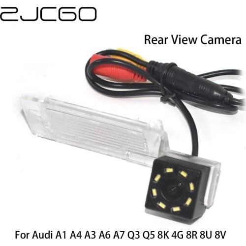 ZJCGO HD CCD Car Rear View Reverse Back Up Parking Night Vision Waterproof Camera for Audi A1 A4 A3 A6 A7 Q3 Q5 8K 4G 8R 8U 8V