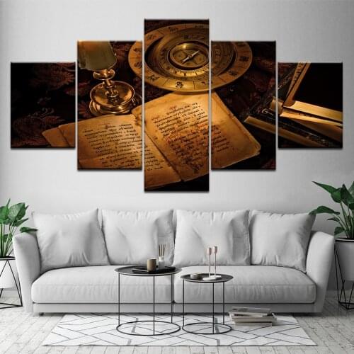 Canvas Painting magickers chronicles: v. 2 by emily drake 5 Pieces Wall Art Painting Modular Wallpapers Poster Print Home Decor