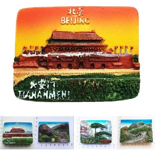 China Landscape 3D Magnet Tourist Souvenirs Refrigerator Magnetic Stickers Travel collection