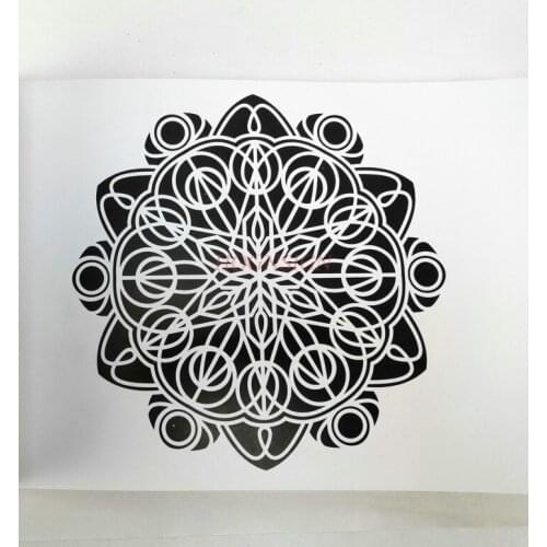 Embroidery Books Tattoo Book Manuscript Vanilla Pattern Mandala Flower Small Tattoos Arm Bag Leg Tatoo Drawing Black And White