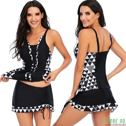 LINLING Striped Swimwear