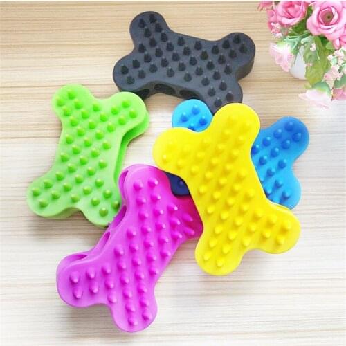 Short Hair Dogs Massage Silicone Brush Professional Soft Silky Hair Tool For Dog New High Quality Rubber Dog Bathing Combs
