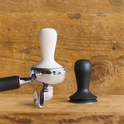 58/58.3/58.35MM Frosted Handle Tamper Stainless Steel Base Detachable Base Powder Press Hammer Coffee Accessories For Barista