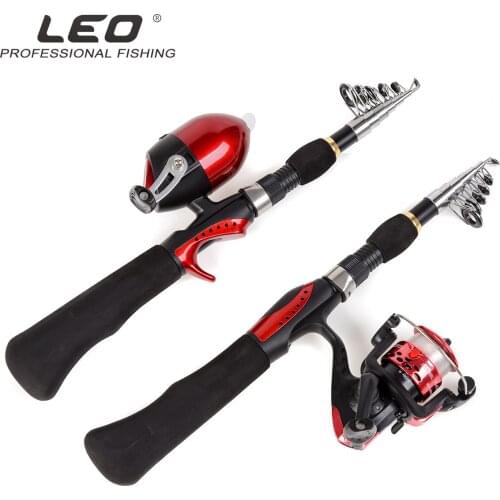 LEO Mini Lure sea rod 1.6M straight shank grips ultrashort portable Lure Fishing Tackle Free Shipping