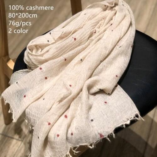 Naizaiga 100% Cashmere scarf shawl color point thin scarf warm comfortable thin luxury brand pashmina , JRSM117