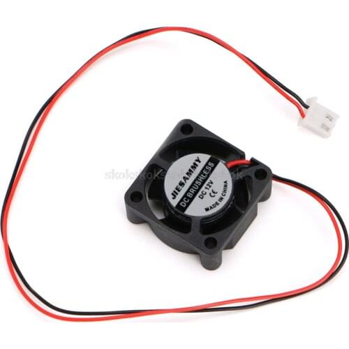 DC 12V 25*25*10mm Small 2-Wire Brushless Cooling Fan 2510S For 3D Printer Parts N06 dropship