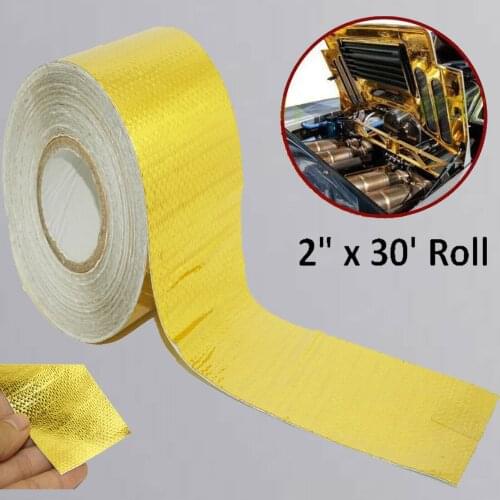 Reflect A GOLD High-Temperature Heat Reflective Adhesive Backed Roll,2"x30' Roll