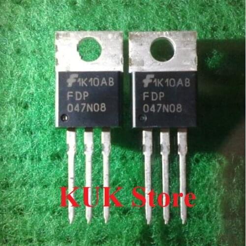 Real 100% Original NEW FDP047N08 FDP 047N08 TO-220 10PCS/LOT
