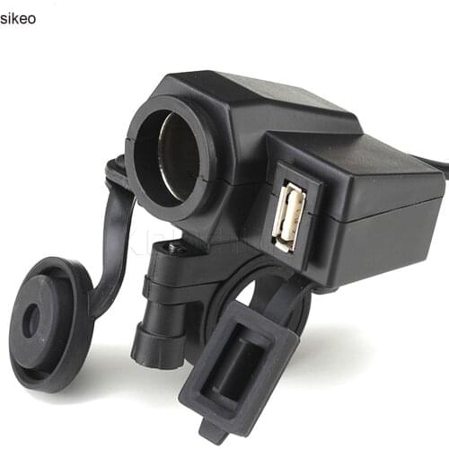 Sikeo 2017 Newest Hot car charger 5V 2.1A Single USB Port Waterproof Phone Chargers Motorcycle cigarette lighter for Android