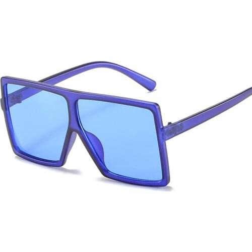 Vintage Oversized Sunglasses Kids Square Fashion Sun Glasses Boys Girls Outdoor Big Frame Brand Eyewear Gradient Mirror Oculos