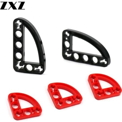 Technical Beam 3x3 and 3x5 L-Shape with Quarter Ellipse Thin MOC Part 32249 32250 DIY Robots Accessory Kids Building Blocks Toys