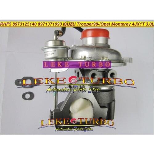 RHF5 8973125140 8971371093 Turbo Turbocharger For ISUZU Pickup Trooper 98-05 For Holden For Opel Monterey 95-99 4JX1 4JX1T 3.0L