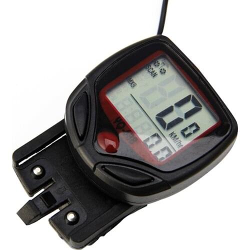Waterproof 15 Function LCD Bike Bicycle Odometer Speedometer Cycling Speed Meter new