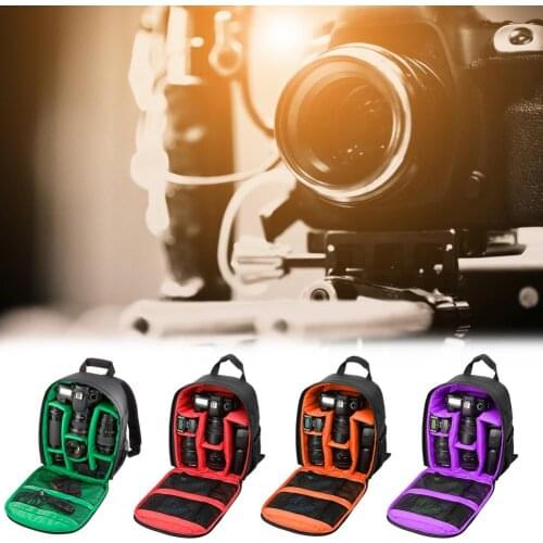 Big Capacity Photography Camera Waterproof Shoulders Backpack Video Tripod DSLR Bag W/ Rain Cover ForNikon Sony Pentax