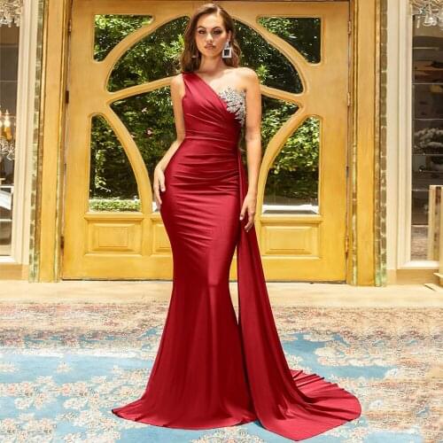 ZHUOFU Womens One Shoulder Dresses