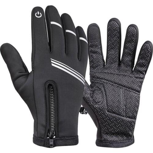 Winter Warm Touchscreen Bike Gloves Windproof Waterproof Outdoor Cycling Men Women Gloves Full Finger Skiing Motorcycle Gloves