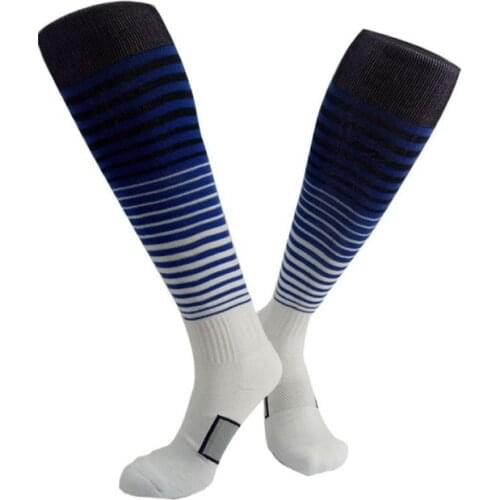 1 Pair Men Women Sports Socks Knee Legging Stockings Breathable Non-slip Soccer Baseball Football Over Knee Socks New Hot