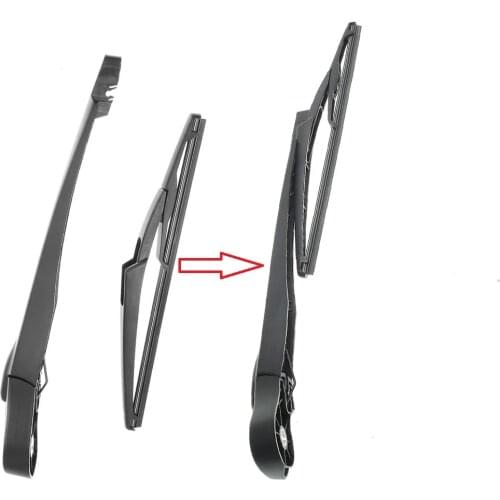 2PCS Car Windshield Windscreen Rear Wiper Blade & Arm Set Kit For Renault Scenic 2 Renault Megane 2 For Estate Renault Modus