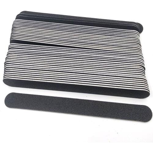 5/10pcs Nailfile Professional Nail Buffer Sandpaper Buffing Sanding Files Thin Straight Lime Angle Round Head