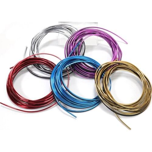 5M Car Dashboard Panel Styling Chrome Indoor Decoration Moulding Trim Strip Interior Exterior Car Decorative Strips Sticker