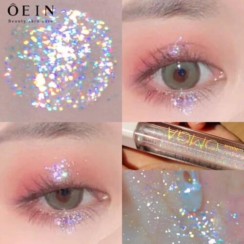 6 Color Diamond Eye Shadow Nude Metal Shimmer Glow Glitter Single Liquid Eyeshadow Beauty Cosmetics Makeup Pigment Accessories