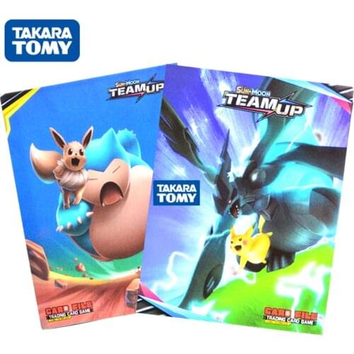 240PCS Game Pokemon Cards Album Book Cartoon Anime Card EX GX Collectors Capacity Binder Folder Loaded List Holder Toys For Kids