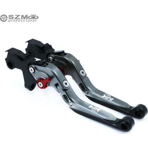 For BMW S1000XR S 1000XR 2015-2017 Aluminum Motorcycle Accessories Folding Extendable Adjustable Brakes Clutch Levers With LOGO